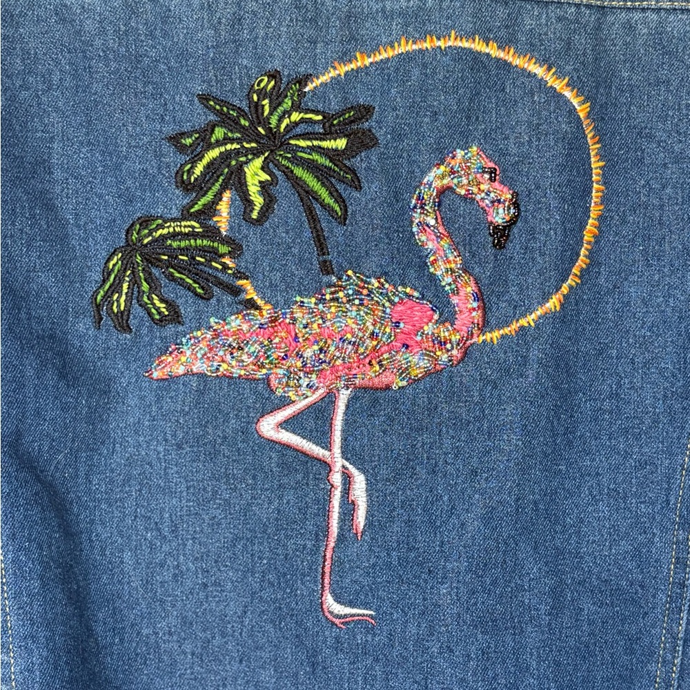 Source Unknown Dark Blue Jean Jacket - image 7